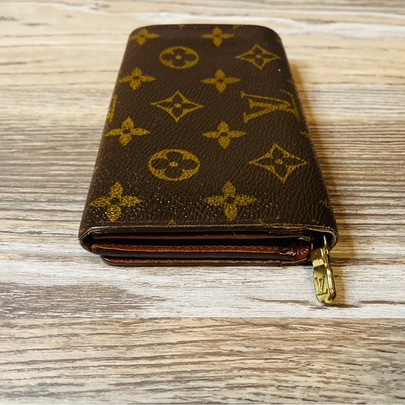 Vintage Louis Vuitton LV Monogram Signature Canvas Porte Monnaie Tresor Wallet - Picture 4 of 16